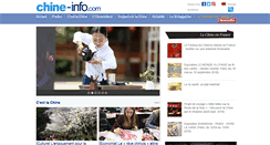 Desktop Screenshot of chine-info.com